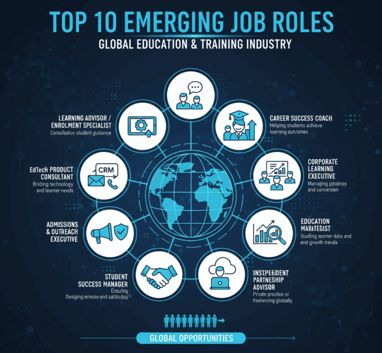 Top 10 Emerging Job Roles in the Global Education & Training Industry